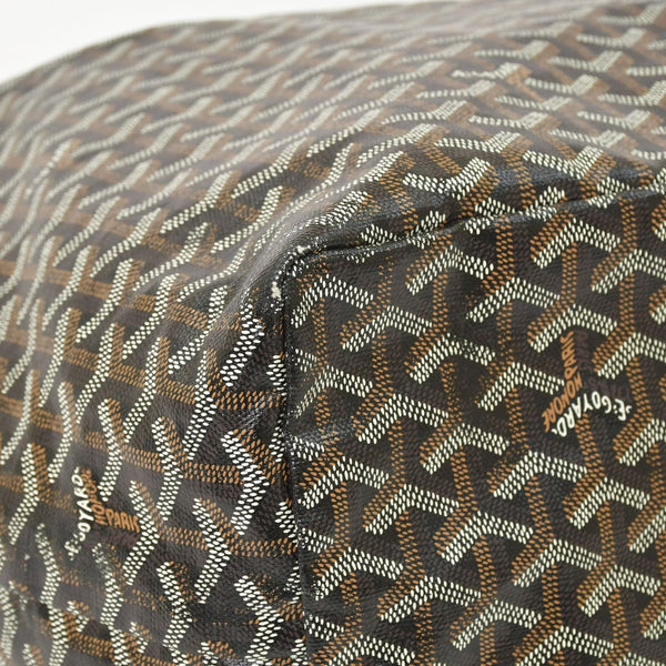 極美品 GOYARD ゴヤール SAINT LOUIS GM サンルイGM ブラウン トートバッグ PVCコーティングキャンバス 中古 4a004887