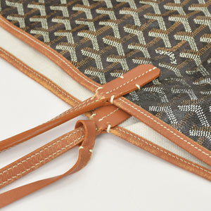 極美品 GOYARD ゴヤール SAINT LOUIS GM サンルイGM ブラウン トートバッグ PVCコーティングキャンバス 中古 4a004887
