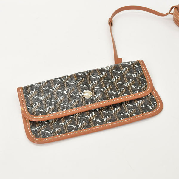 極美品 GOYARD ゴヤール SAINT LOUIS GM サンルイGM ブラウン トートバッグ PVCコーティングキャンバス 中古 4a004887