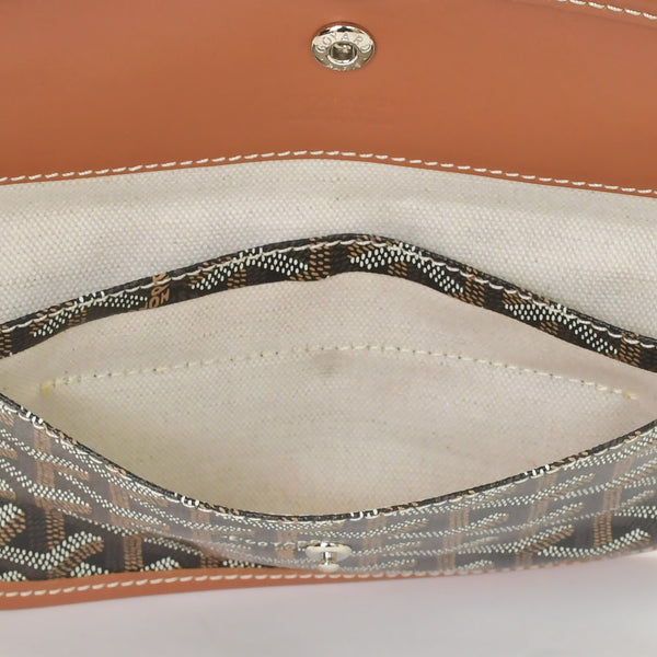 極美品 GOYARD ゴヤール SAINT LOUIS GM サンルイGM ブラウン トートバッグ PVCコーティングキャンバス 中古 4a004887
