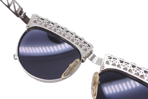 Jean Paul GAULTIER ジャンポールゴルチエ サングラス エッフェル塔モチーフ 56-0171 シルバー ヴィンテージ 美品 中古 48948