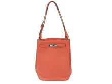 Load image into Gallery viewer, 極美品 HERMES エルメス ソーケリー 26 トゴ エクラ 22 ピンク系 シルバー金具 □R ショルダーバッグ 中古 50830