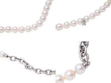 画像をギャラリービューアに読み込む, 極美品 MIKIMOTO ミキモト コムデギャルソン WG-1622ZT ネックレス チョーカー 留金 銀製 アコヤ真珠 中古 49025