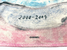 Load image into Gallery viewer, CHANEL シャネル ビーチタオル ココマーク MIAMI 2008-2009 RUISE イタリア製 コットン ブルー ピンク 美品 中古 64903