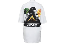 画像をギャラリービューアに読み込む, PALACE パレス 半袖Ｔシャツ RN150137 食べ物柄 コットン ホワイト ブルー サイズS ユニセックス 美品 中古 49101
