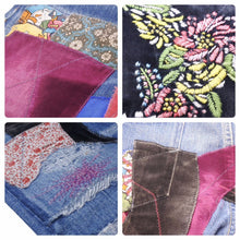 Load image into Gallery viewer, KAPITAL キャピタル デニムパンツ サイケデニム つぎはぎ パッチワーク ダメージジーンズ K1506LP237 良品 中古 49128