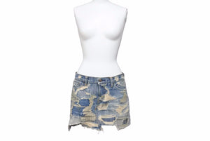 UNDERCOVER 05AW Arts Period Denim Skirt Bottoms 5A95 S2 Size 2 Good Condition Used 49156