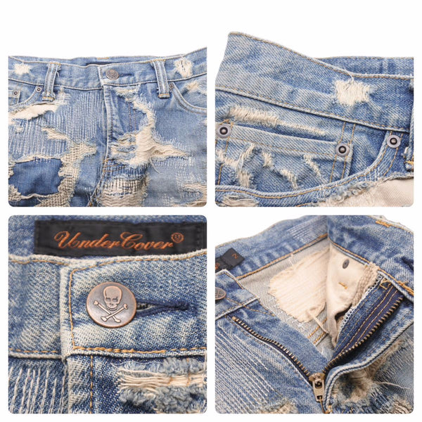 UNDERCOVER 05AW Arts Period Denim Skirt Bottoms 5A95 S2 Size 2 Good Condition Used 49156