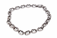 Load image into Gallery viewer, 国宝級 HERMES エルメス 初期 ネックレス 特大 筆記体 シルバー925 美品 中古 49320