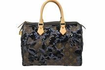 画像をギャラリービューアに読み込む, LOUIS VUITTON ルイ・ヴィトン スピーディ30 ハンドバッグ モノグラム ドゥ ジェ ボストンバッグ M40436 ブラウン 美品 中古 49369