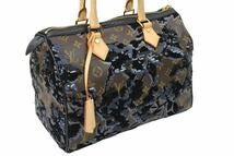 画像をギャラリービューアに読み込む, LOUIS VUITTON ルイ・ヴィトン スピーディ30 ハンドバッグ モノグラム ドゥ ジェ ボストンバッグ M40436 ブラウン 美品 中古 49369