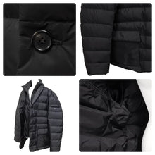 画像をギャラリービューアに読み込む, 極美品 PRADA プラダ ダウンジャケット ジップアップ タートル トライアングルロゴ ブラックSGH583 ACU1 2019 410 サイズ52 中古 49392