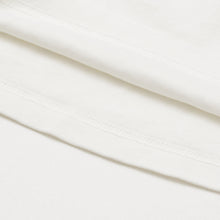 Load image into Gallery viewer, 極美品 COURREGES クレージュ アシンメトリー ワンショルダー トップス 323JT0209JS0070 長袖Tシャツ ブランドロゴ刺繍 ホワイト ブラック Sサイズ レディース 中古 4a004941