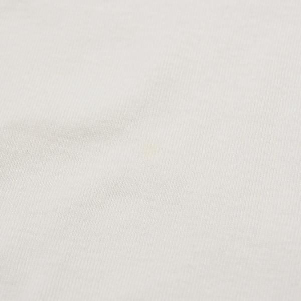 Very Good Condition COURREGES Signature Contrast Ringer T-shirt 41-158-13-021918 T-shirt White Black S Size Used 4a004942