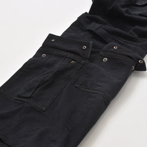 極美品 BALENCIAGA バレンシアガ Flared Cargo pants フレアドカーゴパンツ 783694 TNW11 2WAY サイズXS ブラック 中古 4a004944