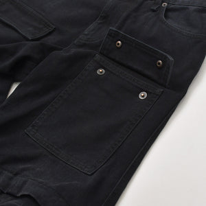 極美品 BALENCIAGA バレンシアガ Flared Cargo pants フレアドカーゴパンツ 783694 TNW11 2WAY サイズXS ブラック 中古 4a004944