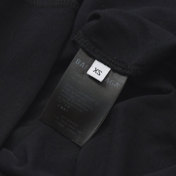 極美品 BALENCIAGA バレンシアガ Tシャツ ポリティカルキャンペーン 570803 TAV44 サイズXS ブラック コットン中古 4a004945