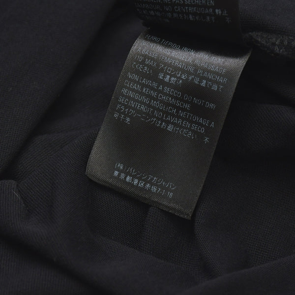 極美品 BALENCIAGA バレンシアガ Tシャツ ポリティカルキャンペーン 570803 TAV44 サイズXS ブラック コットン中古 4a004945