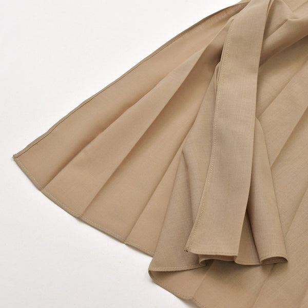 極美品 Sacai サカイ スカート 23-06448 サイズ0 ベージュ カーキ 日本製 ポリエステル ウール 中古 4a004946