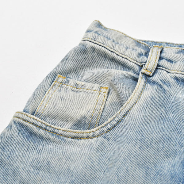 極美品 Maison Margiela メゾンマルジェラ スラッシュディテール デニムパンツ S51LA0051 S30513 サイズ36 中古 4a004947