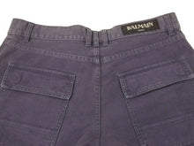 画像をギャラリービューアに読み込む, BALMAIN バルマン カーゴパンツ ネイビー T587 C218 サイズ30 ブルガリア製 美品 中古 49478