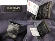 画像をギャラリービューアに読み込む, BALMAIN バルマン カーゴパンツ ネイビー T587 C218 サイズ30 ブルガリア製 美品 中古 49478