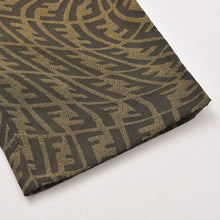 Load image into Gallery viewer, 極美品 FENDI フェンディ× Sarah Coleman サラコールマン ズッカ柄 フィッシュアイロゴ サイズ38 ブラウン 中古 4a004948