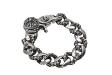 Load image into Gallery viewer, CHROME HEARTS クロムハーツ ファンシーリンククリップブレスレット FNCY CHN LNK 13リンク 133.3g シルバー925 美品 中古 4c069488