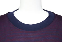 Load image into Gallery viewer, LANVIN ランバン 長袖Ｔシャツ RMJE0039A15/2939 メンズ バーガンディ パープル コットン サイズL 美品 中古 49542