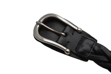 画像をギャラリービューアに読み込む, GUCCI グッチ ベルト レザー ブラック シルバー金具 黒 革 268242 中古 49554