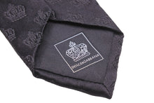 画像をギャラリービューアに読み込む, DOLCE&amp;GABBANA ドルチェアンドガッバーナ ネクタイ 紳士 ブラック シルク G0JFJGT149E 美品 中古 49559