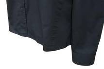 画像をギャラリービューアに読み込む, BALMAIN バルマン 長袖シャツ ダメージ加工 無地 トップス S5HT120C320P コットン ブラック サイズ40 美品 中古 49588