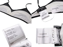 画像をギャラリービューアに読み込む, 新品未使用 CHANEL シャネル スイムウェア 13SS P46027W05306 ブラック ホワイト ネイビー レッド サイズ34 中古 49696