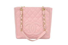 画像をギャラリービューアに読み込む, CHANEL シャネル マトラッセ PST チェーン トート キャビアスキン ピンク ハンドバッグ A20994 ゴールド金具 美品 中古 49702