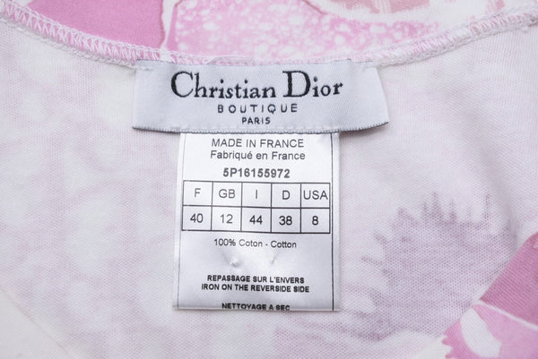 Christian Dior クリスチャンディオール タンクトップ・ノースリーブ トロッター ピンク 5P16155972 サイズ40 美品 中古 4c049381