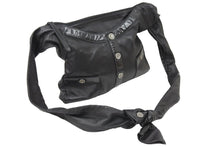 画像をギャラリービューアに読み込む, 極美品 CHANEL シャネル ガールシャネル ジャケット オールブラック ショルダーバッグ 20番台 中古 49988