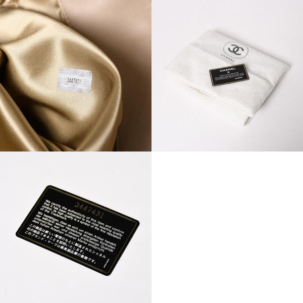 CHANEL シャネル Supermodel XL スーパーモデルXL チェーントートバッグ A01992 リネン 3番台 ココマーク ココボール ベージュ 美品 中古 4a003212