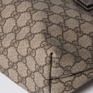 Very Good Condition GUCCI Gucci Handbag 211138 002123 GG Supreme Leather Beige Used 4a000211