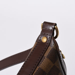 Very good condition LOUIS VUITTON Shoulder bag N51995 Damier Ebene Illovo MM PVC leather Brown Used 4a000277