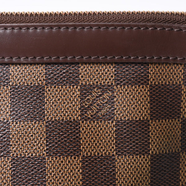 Very good condition LOUIS VUITTON Shoulder bag N51995 Damier Ebene Illovo MM PVC leather Brown Used 4a000277