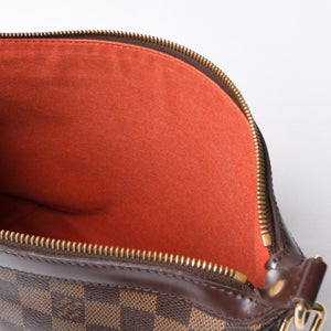 Very good condition LOUIS VUITTON Shoulder bag N51995 Damier Ebene Illovo MM PVC leather Brown Used 4a000277