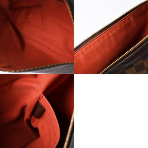 Very good condition LOUIS VUITTON Shoulder bag N51995 Damier Ebene Illovo MM PVC leather Brown Used 4a000277