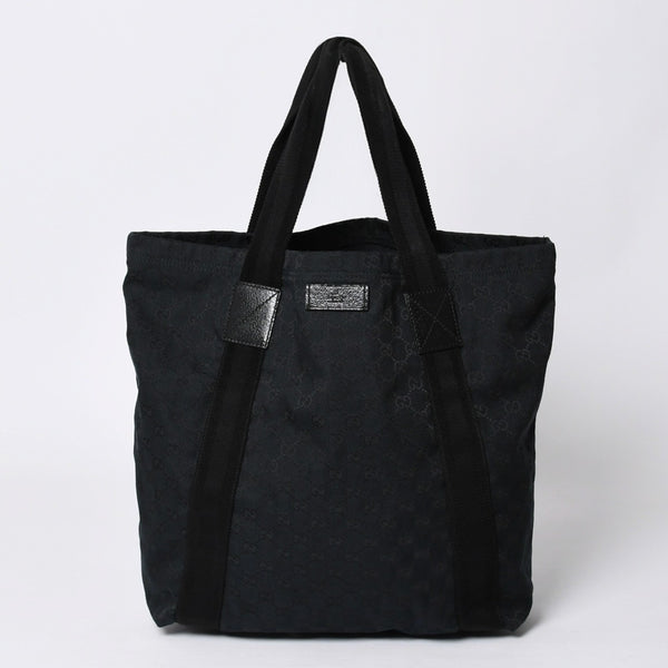 Very good condition GUCCI Gucci tote bag handbag 139669 467891 GG canvas black used 4a000201