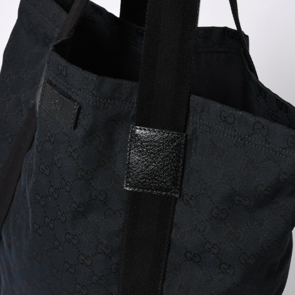 Very good condition GUCCI Gucci tote bag handbag 139669 467891 GG canvas black used 4a000201