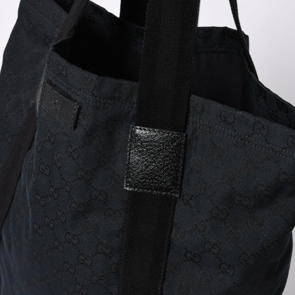 Very good condition GUCCI Gucci tote bag handbag 139669 467891 GG canvas black used 4a000201