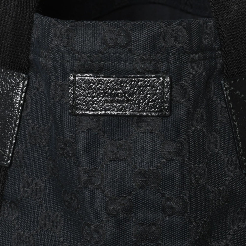 Very good condition GUCCI Gucci tote bag handbag 139669 467891 GG canvas black used 4a000201