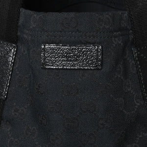 Very good condition GUCCI Gucci tote bag handbag 139669 467891 GG canvas black used 4a000201