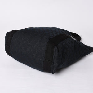 Very good condition GUCCI Gucci tote bag handbag 139669 467891 GG canvas black used 4a000201