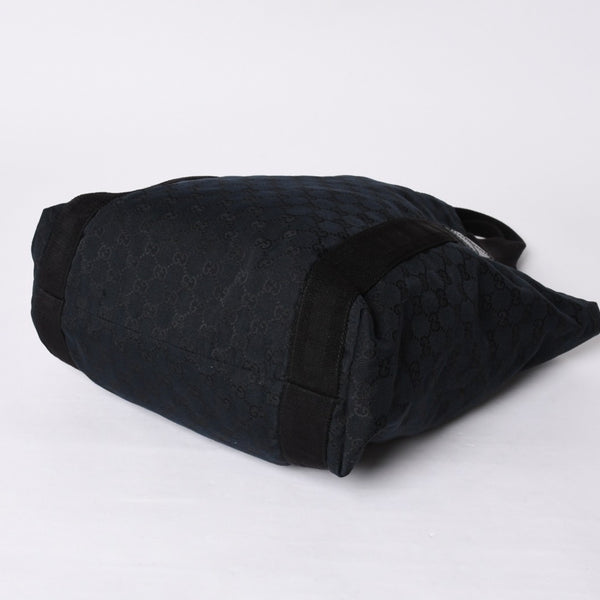 Very good condition GUCCI Gucci tote bag handbag 139669 467891 GG canvas black used 4a000201