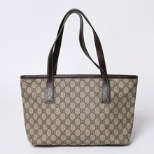 画像をギャラリービューアに読み込む, 極美品 GUCCI グッチ ハンドバッグ 211138 002123 GGスプリーム レザー ベージュ 中古 4a000211